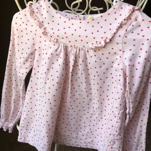 Mini Boden Valentine heart shirt